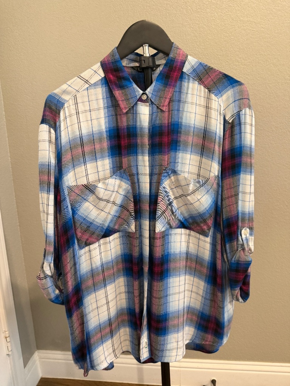 Express flannel tunic size medium